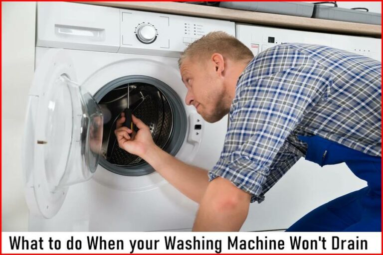 What to do When your Washing Machine Won't Drain 2023 Make Easy Life