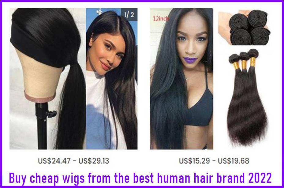 Buy cheap wigs from the best human hair brand 2022