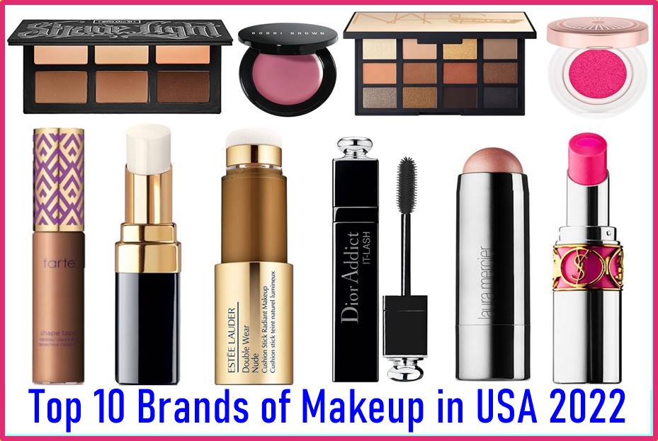 Top 10 Brands of Makeup in USA 2022
