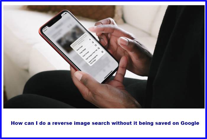 How can I do a reverse image search without it being saved on Google
