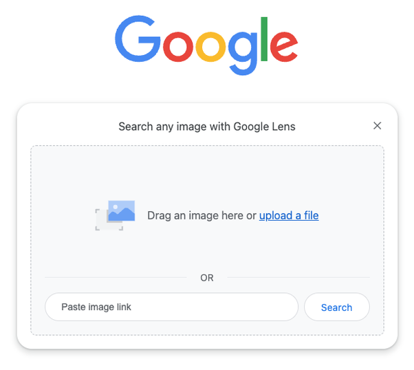 How can I do a reverse image search without it being saved on Google