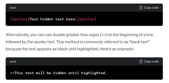 What is 4chan Spoiler Text? How do I black out any text?