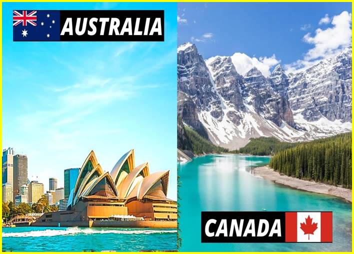 Which is a better country to live in, Australia or Canada?